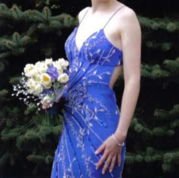 Sean Collection Dresses & Skirts - Sean Collection Brilliant Blue Formal Gown